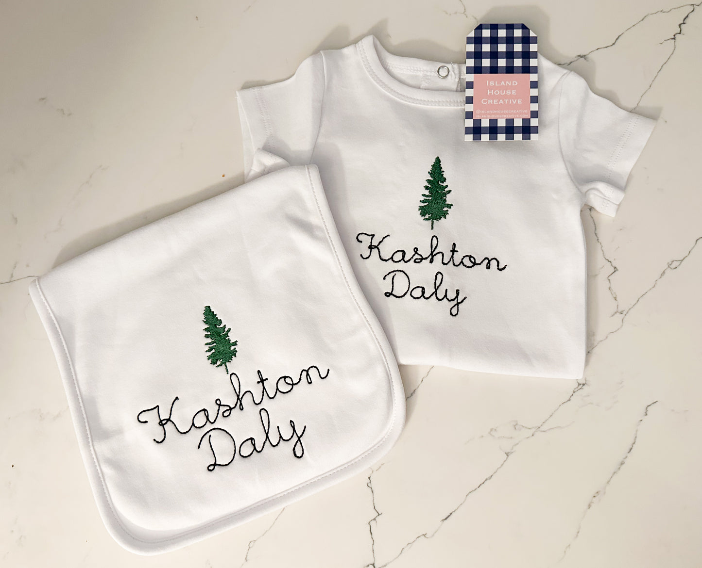 Baby Boy Custom Onesie & Bib