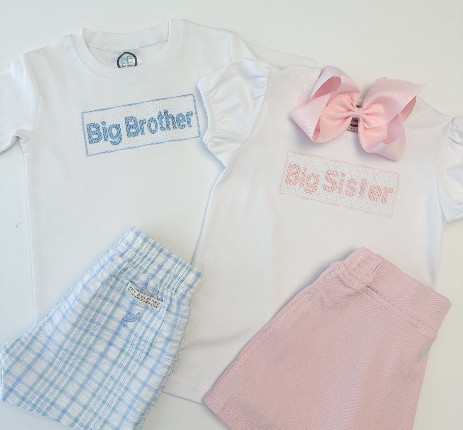 Big Brother / Big Sister Faux Smocked Shirt