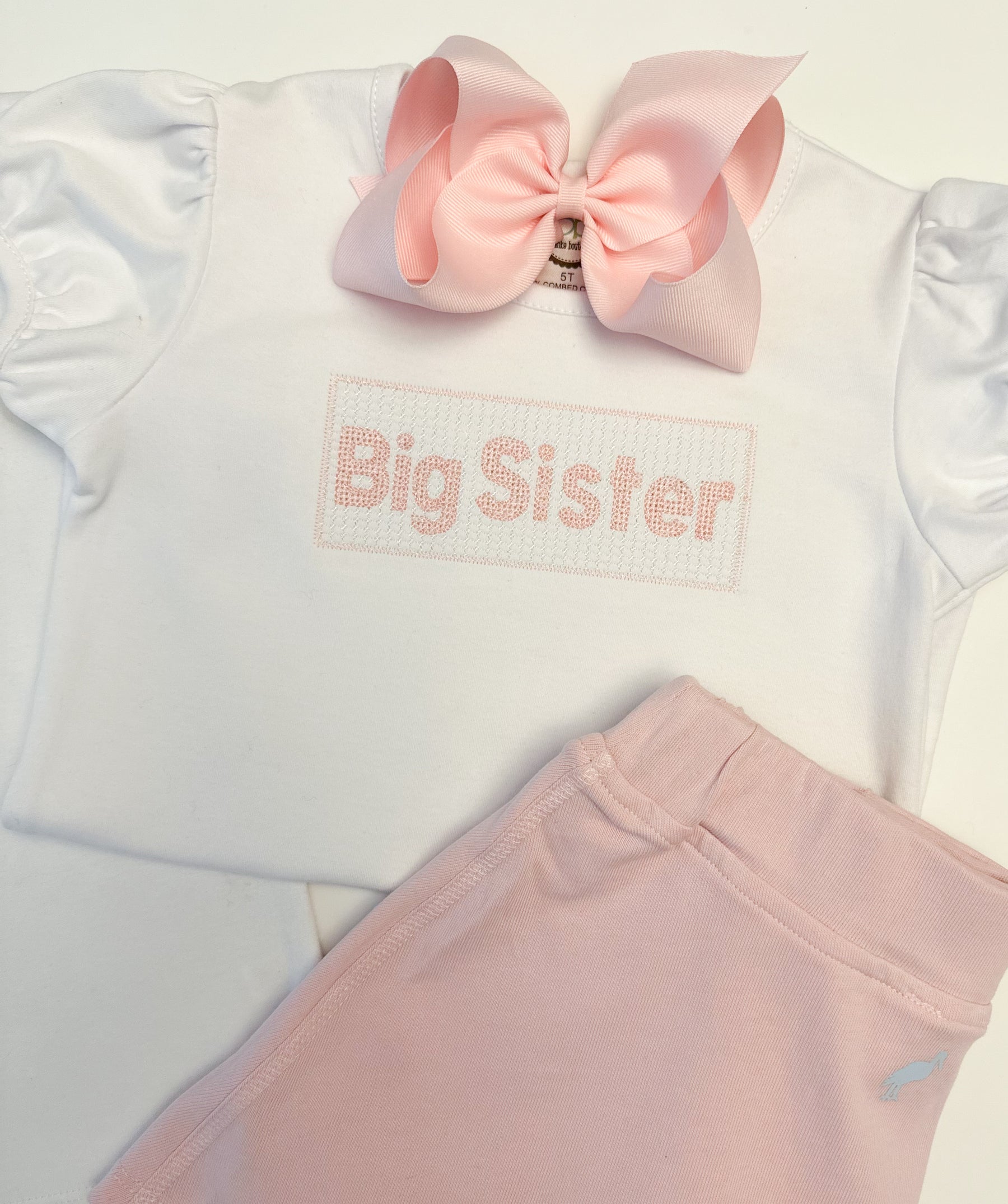 Big Brother / Big Sister Faux Smocked Shirt