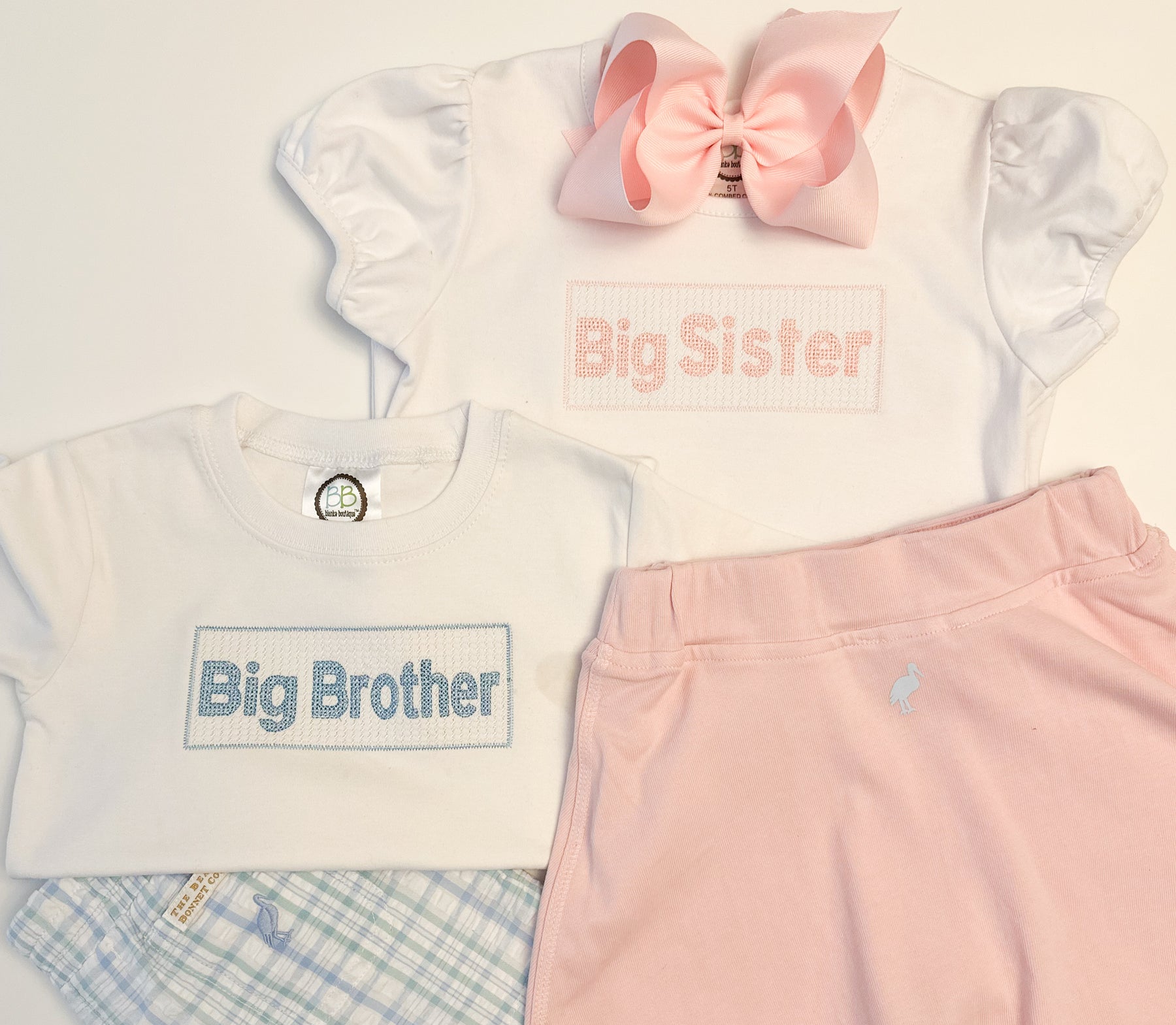 Big Brother / Big Sister Faux Smocked Shirt