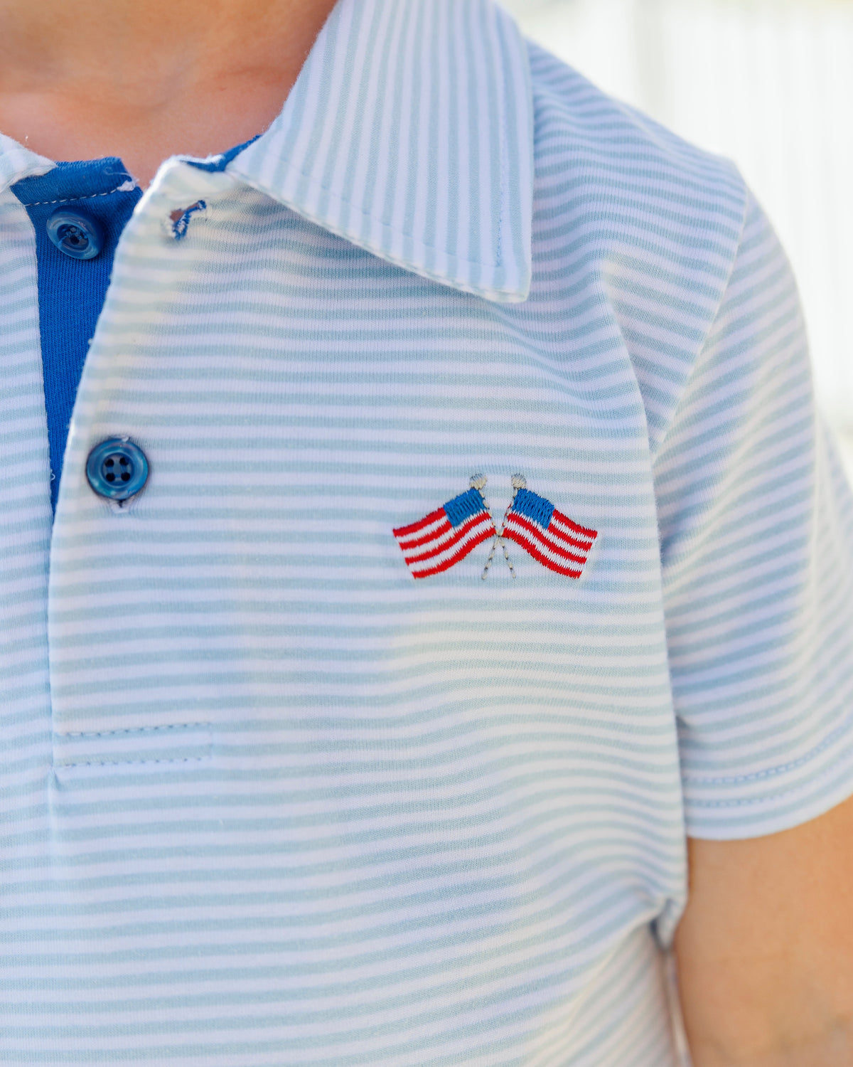 Let Freedom Ring Michael Polo Short Set