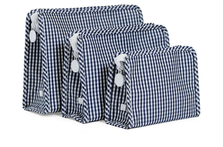 TRVL Navy Gingham