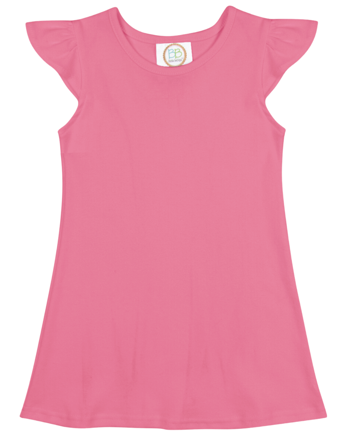Girl's Flutter Sleeve Dress