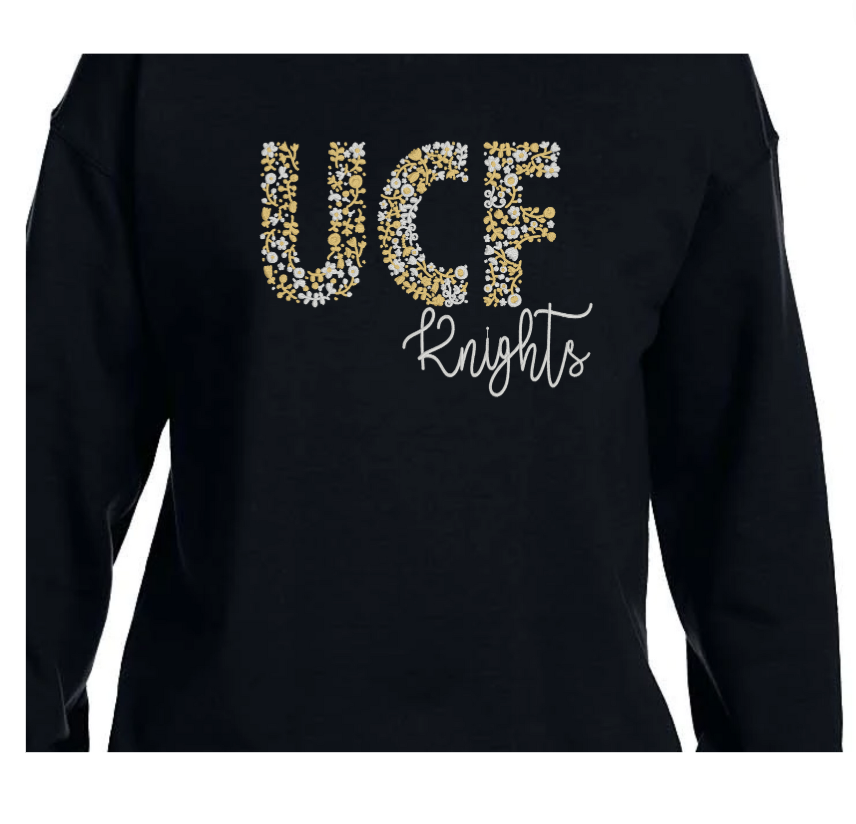 Floral UCF Collegiate Sweatshirt