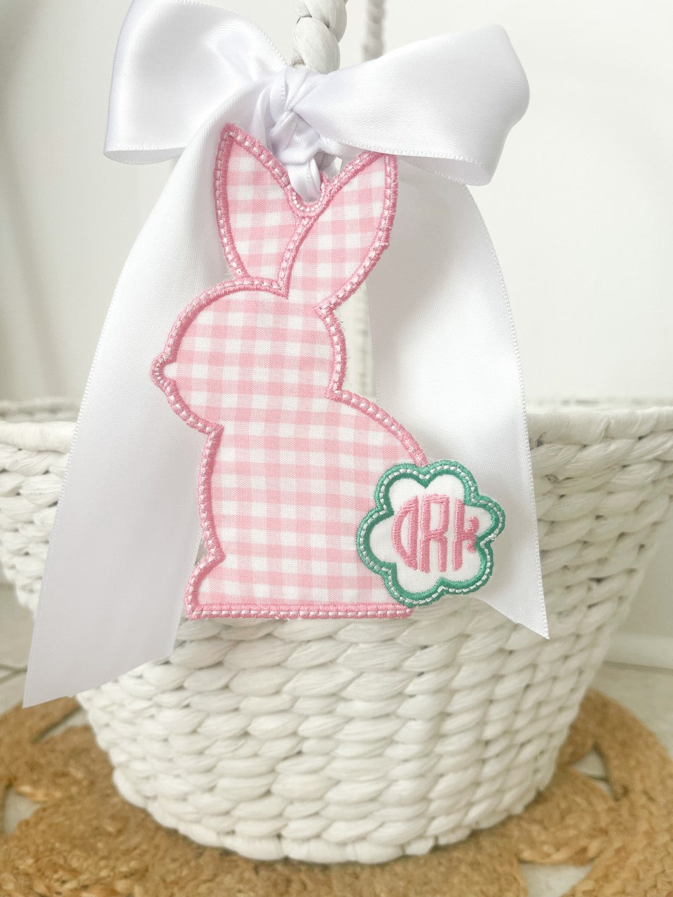 Embroidered Basket Tags