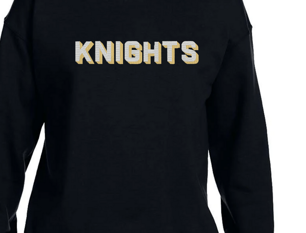 Custom Adult Collegiate Crewneck Sweatshirt