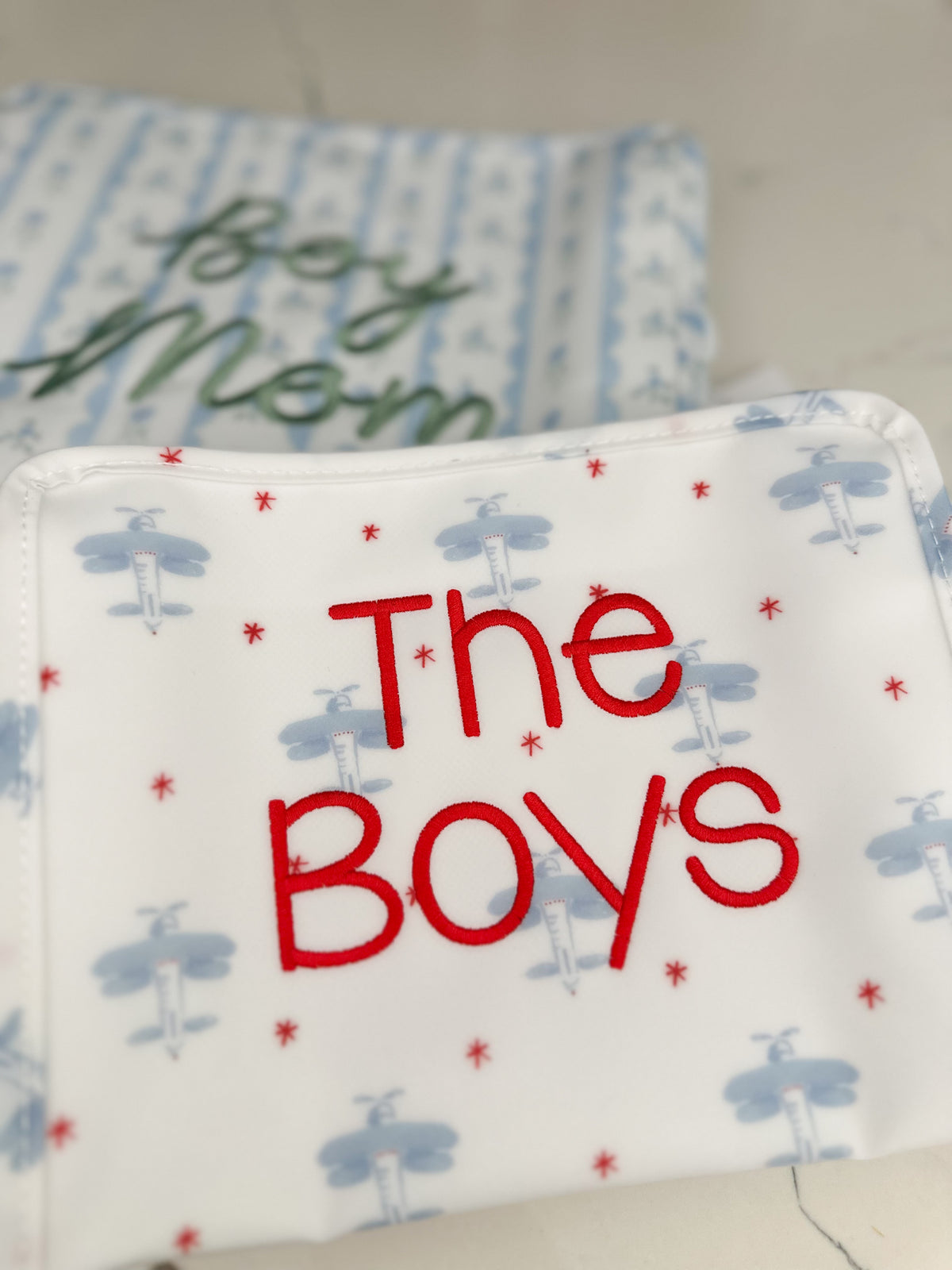 David’s Airplane “The Boys” Embroidered Roadie- Medium
