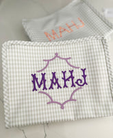 Pagoda Mahj Embroidered Medium Roadie