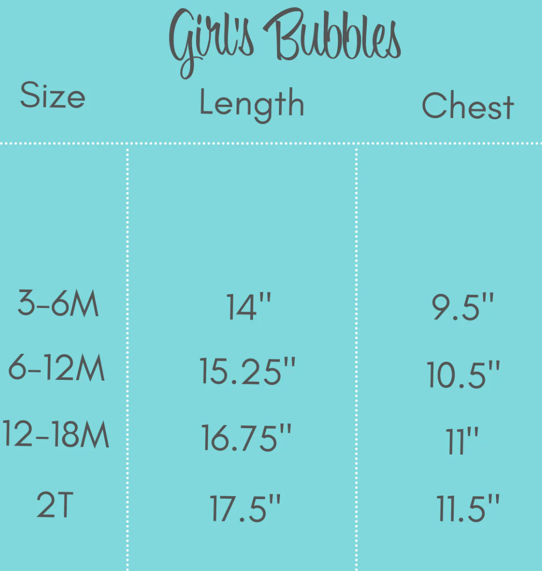 Baby Girl Ruffle Bubble