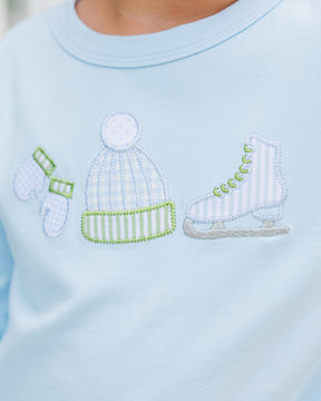 Around The Rink Jogger Set- Light Blue