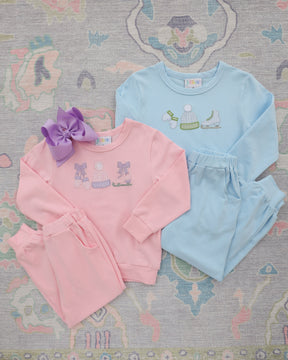Around The Rink Jogger Set- Light Pink