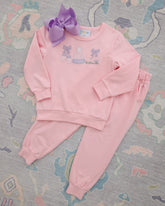 Around The Rink Jogger Set- Light Pink