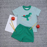 Back To School Dino Short Set