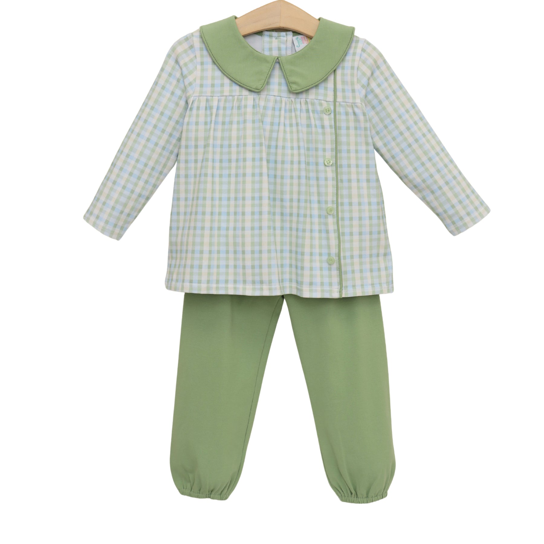Basin Plaid Liam Bloomer Pant Set