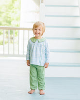 Basin Plaid Liam Bloomer Pant Set