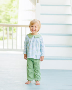 Basin Plaid Liam Bloomer Pant Set
