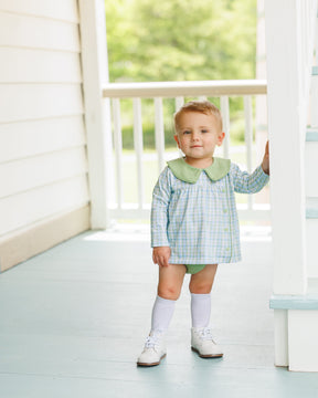 Basin Plaid Liam Diaper Set