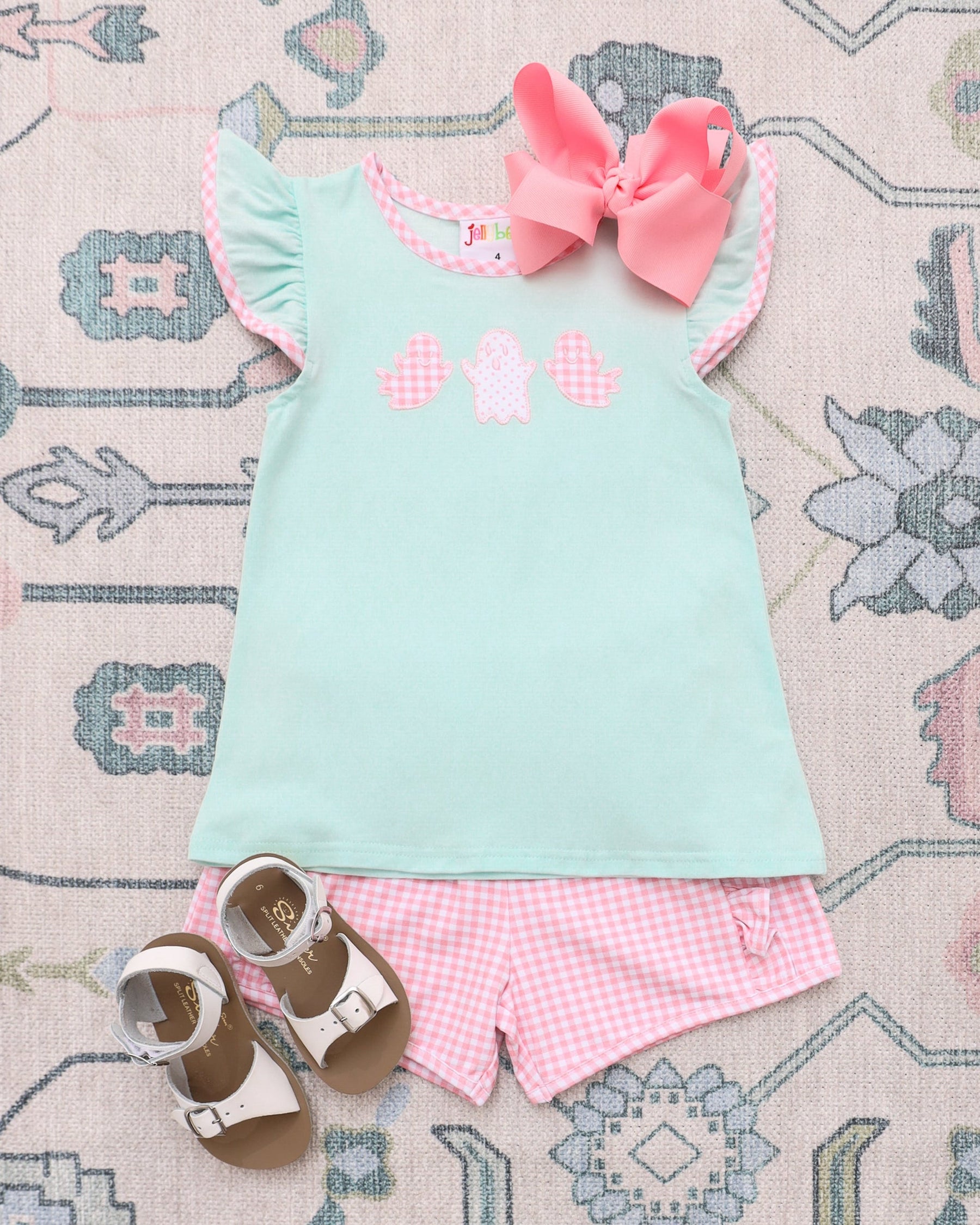 Boo Buddies Ruffle Short Set