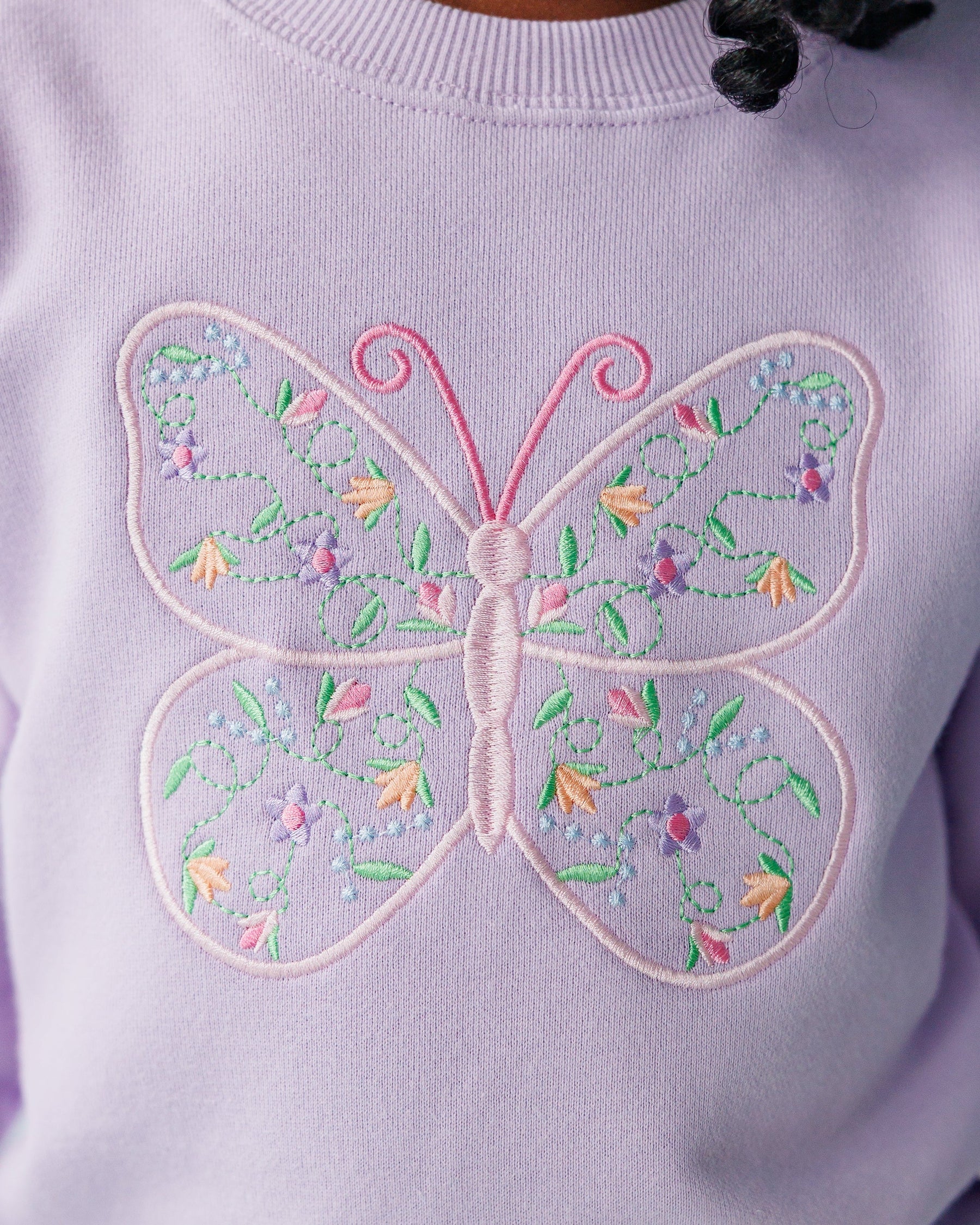 Butterfly French Terry Pullover