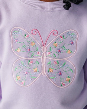 Butterfly French Terry Pullover
