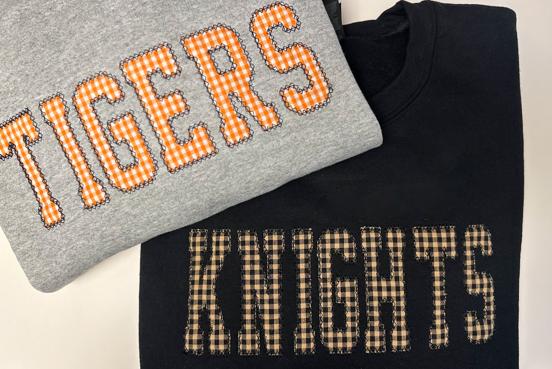 Adult Varsity Letter Applique Crewneck Sweatshirt