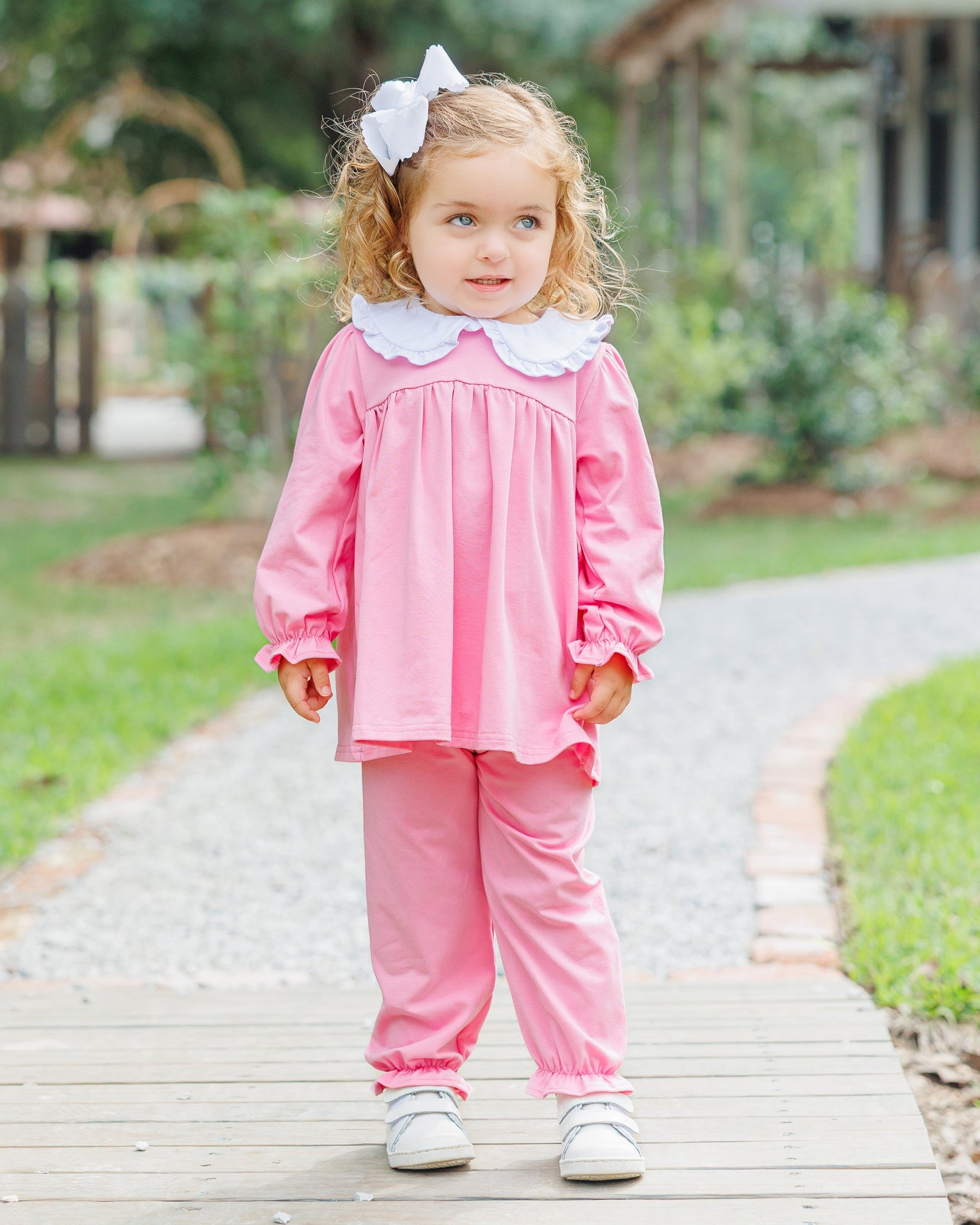 Catherine Bloomer Pant Set- Pink