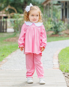 Catherine Bloomer Pant Set- Pink