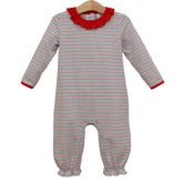 Christmas Stripe Emily Romper