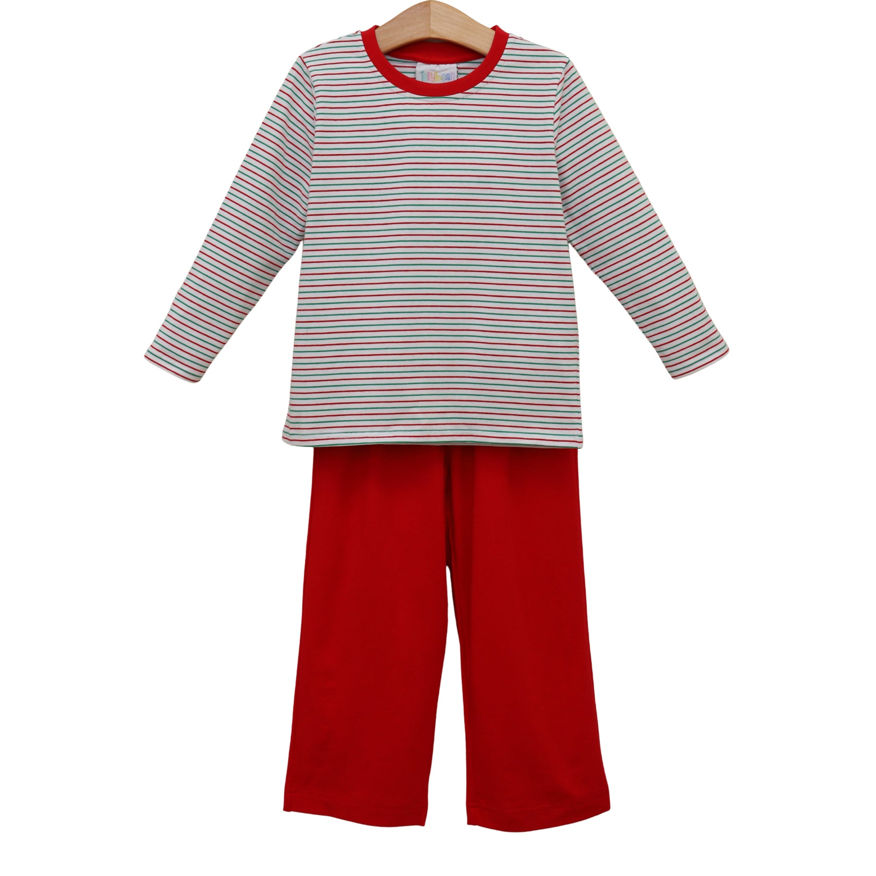 Christmas Candy Stripe Thomas Pants Set