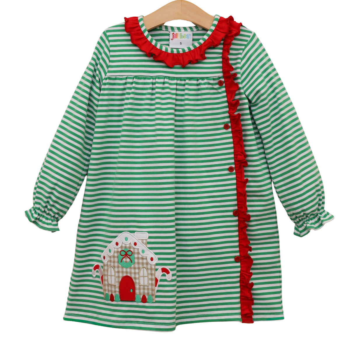 Christmas Cottage Ruffe Dress