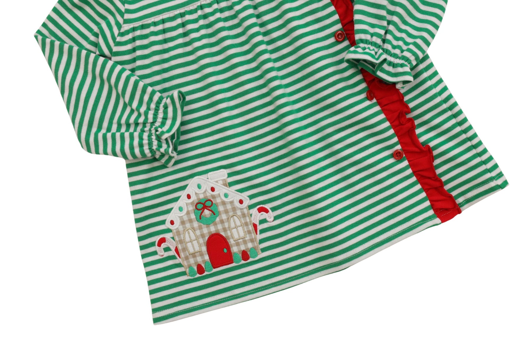 Christmas Cottage Ruffe Pant Set