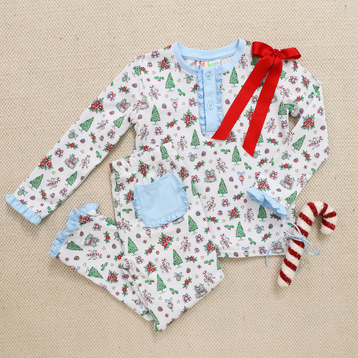 Christmas Tidings Ruffle Set