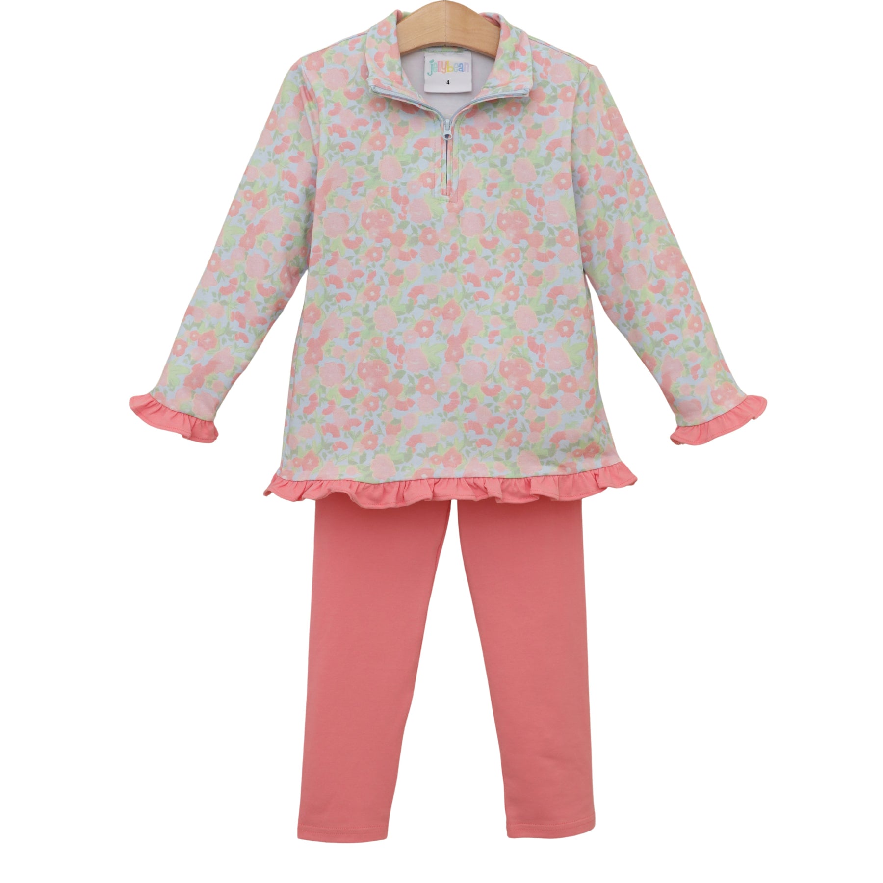Cottage Blooms Elise Ruffle Pullover Set