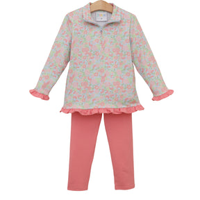 Cottage Blooms Elise Ruffle Pullover Set