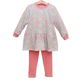 Cottage Blooms French Terry Tunic Set