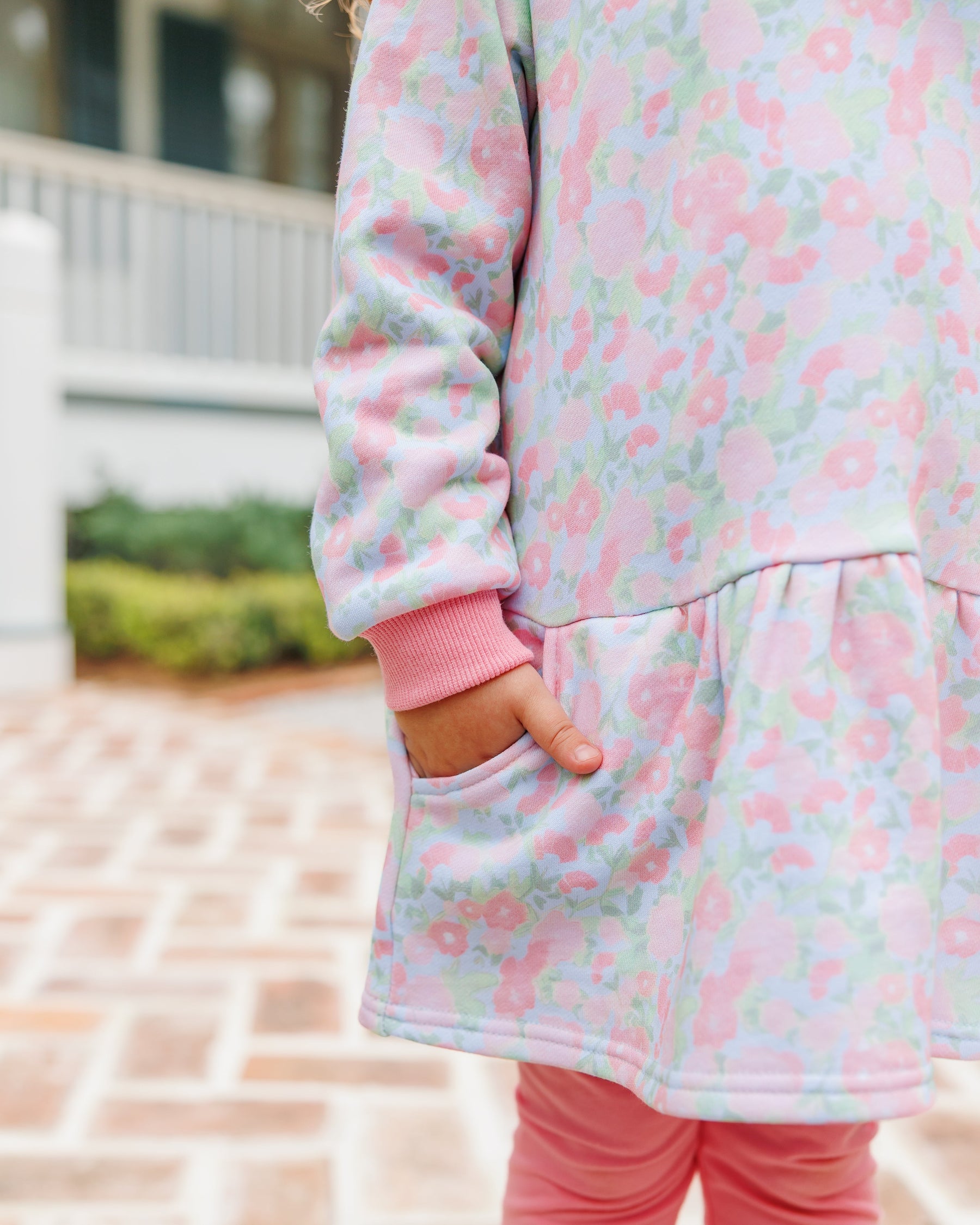 Cottage Blooms French Terry Tunic Set