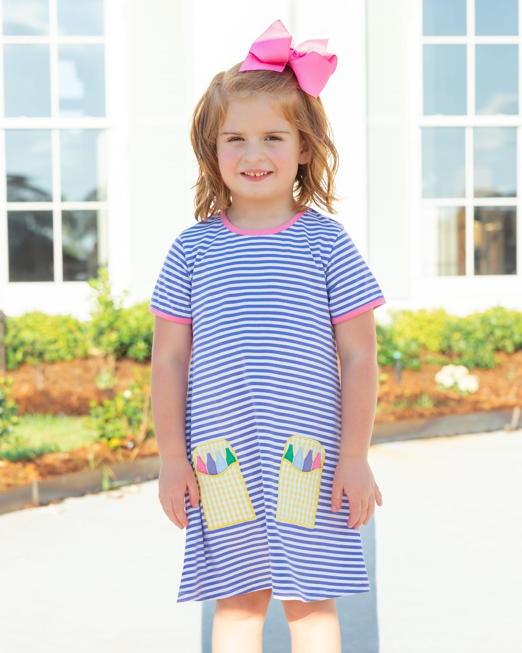 Crayon Pocket Dress Lavender