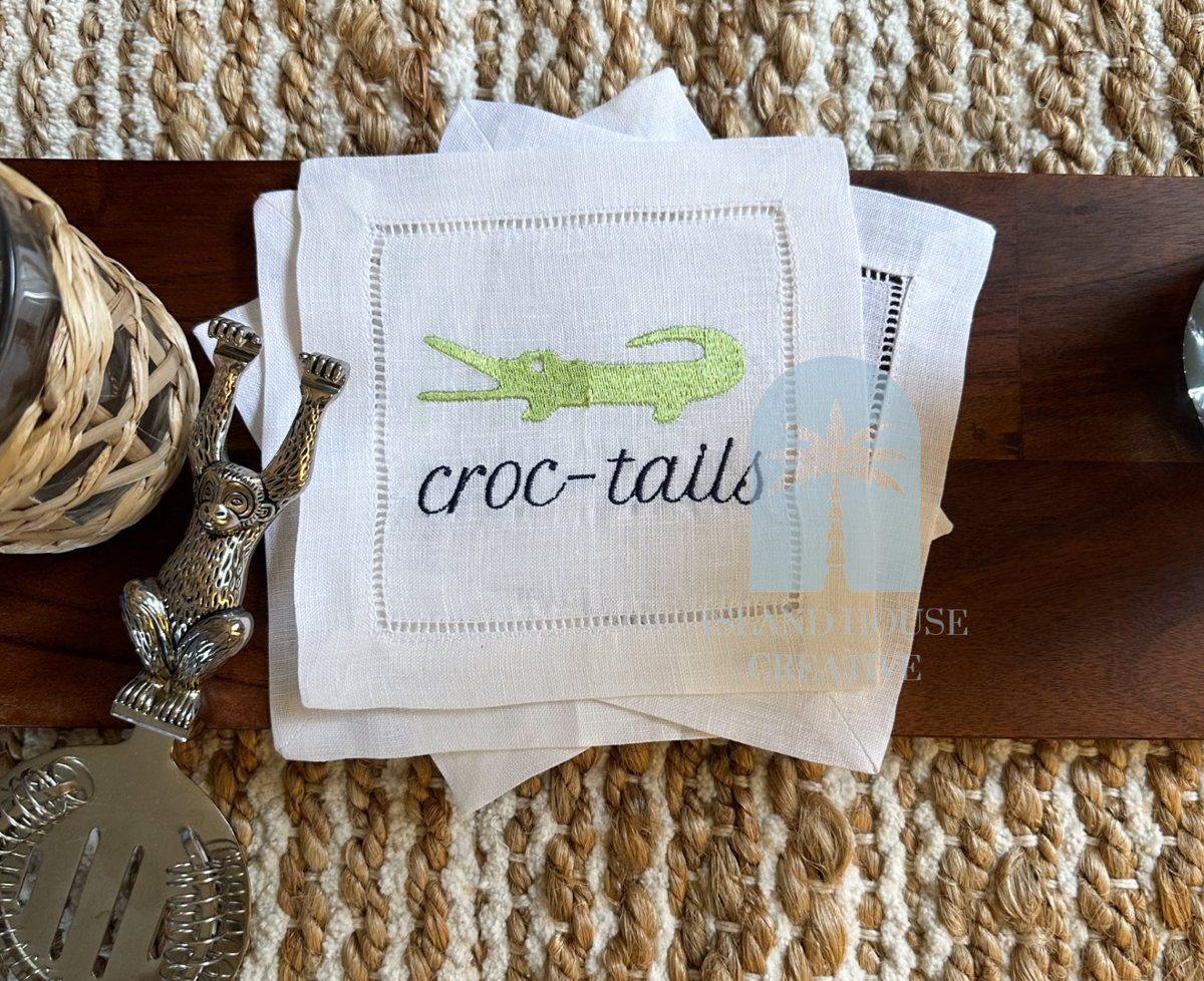 Croc Tails Cocoktail Napkins