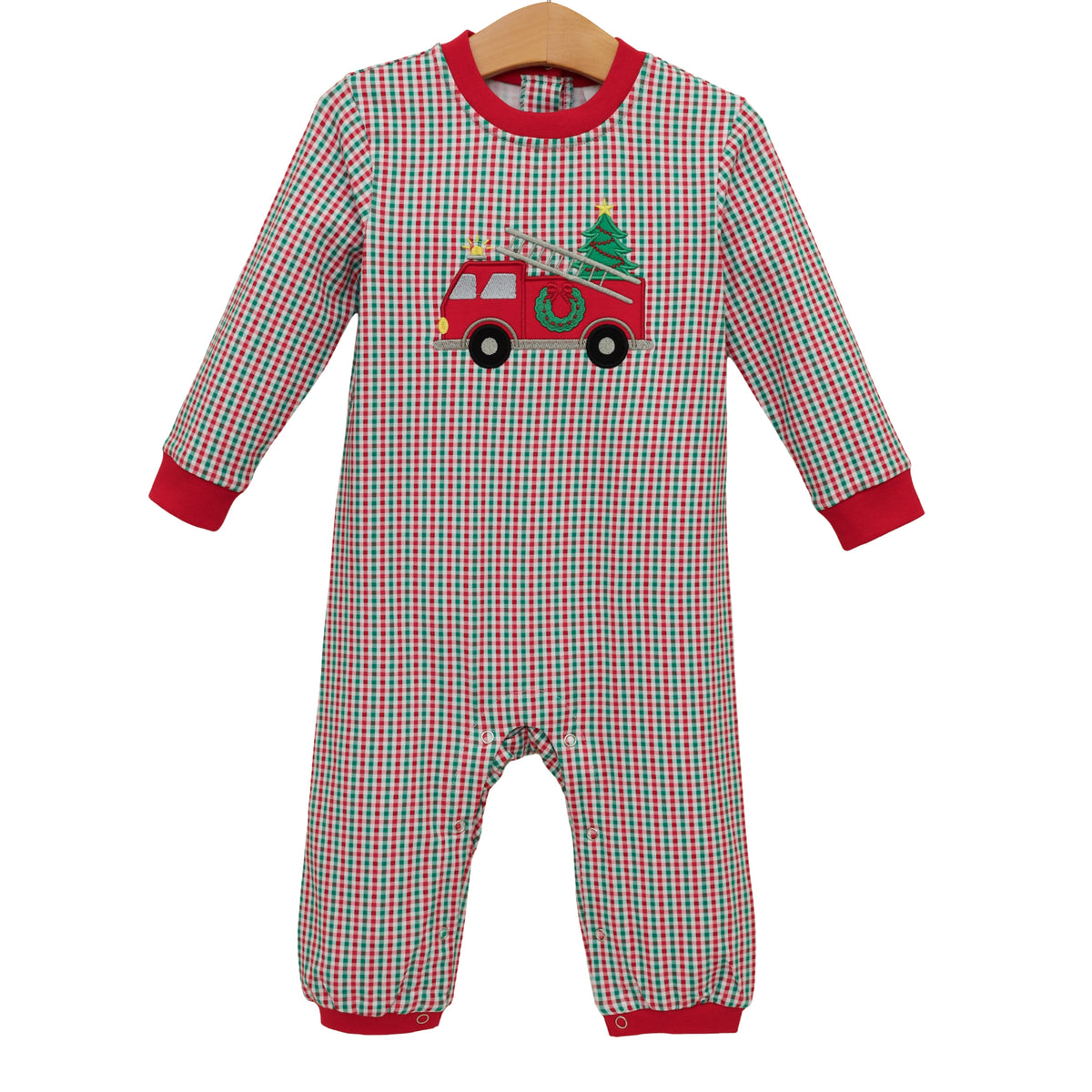 Festive Firetruck Romper