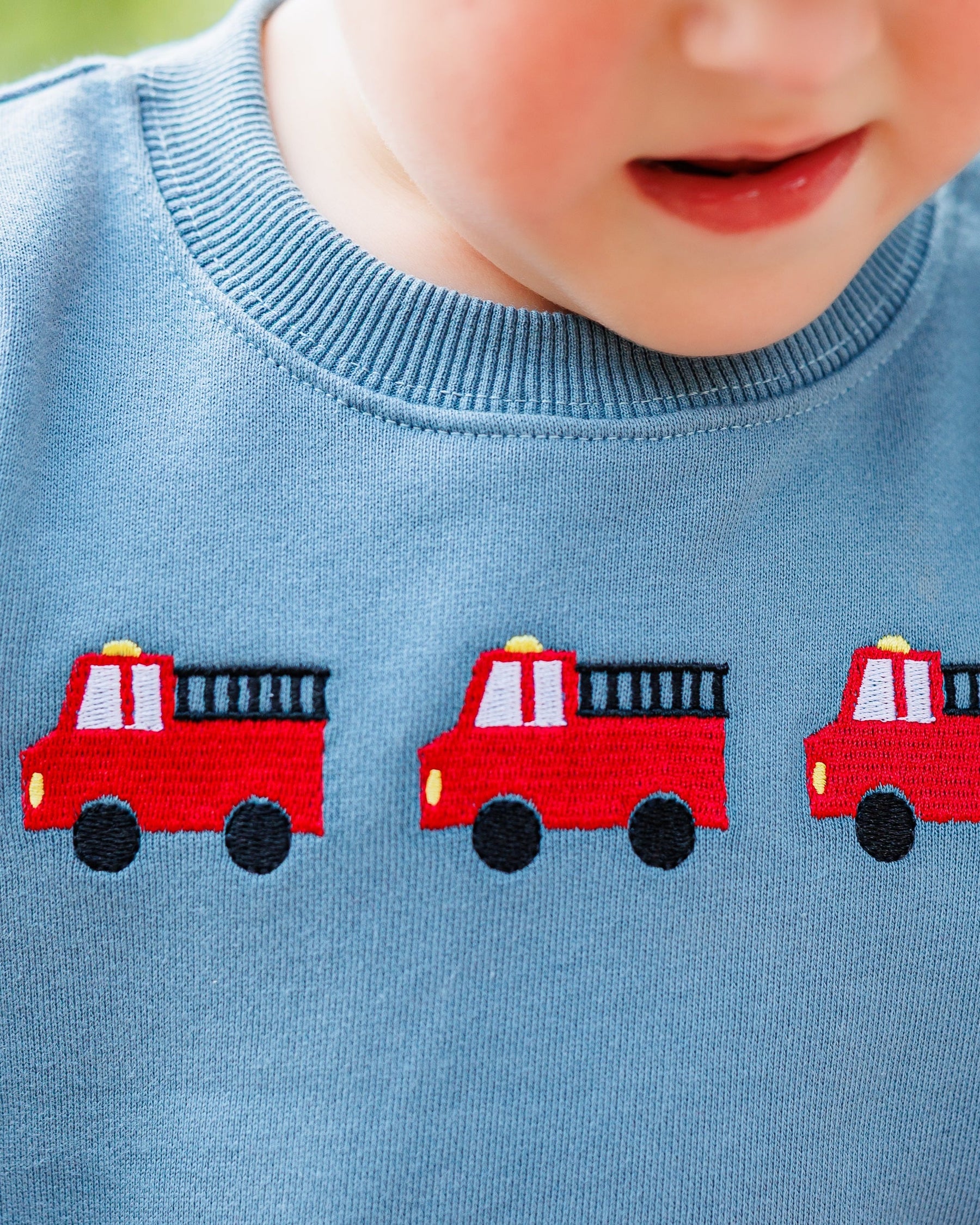 Firetruck Trio French Pullover