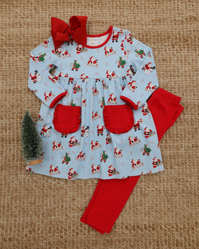 Here Comes Santa Clause Reese Pants Set