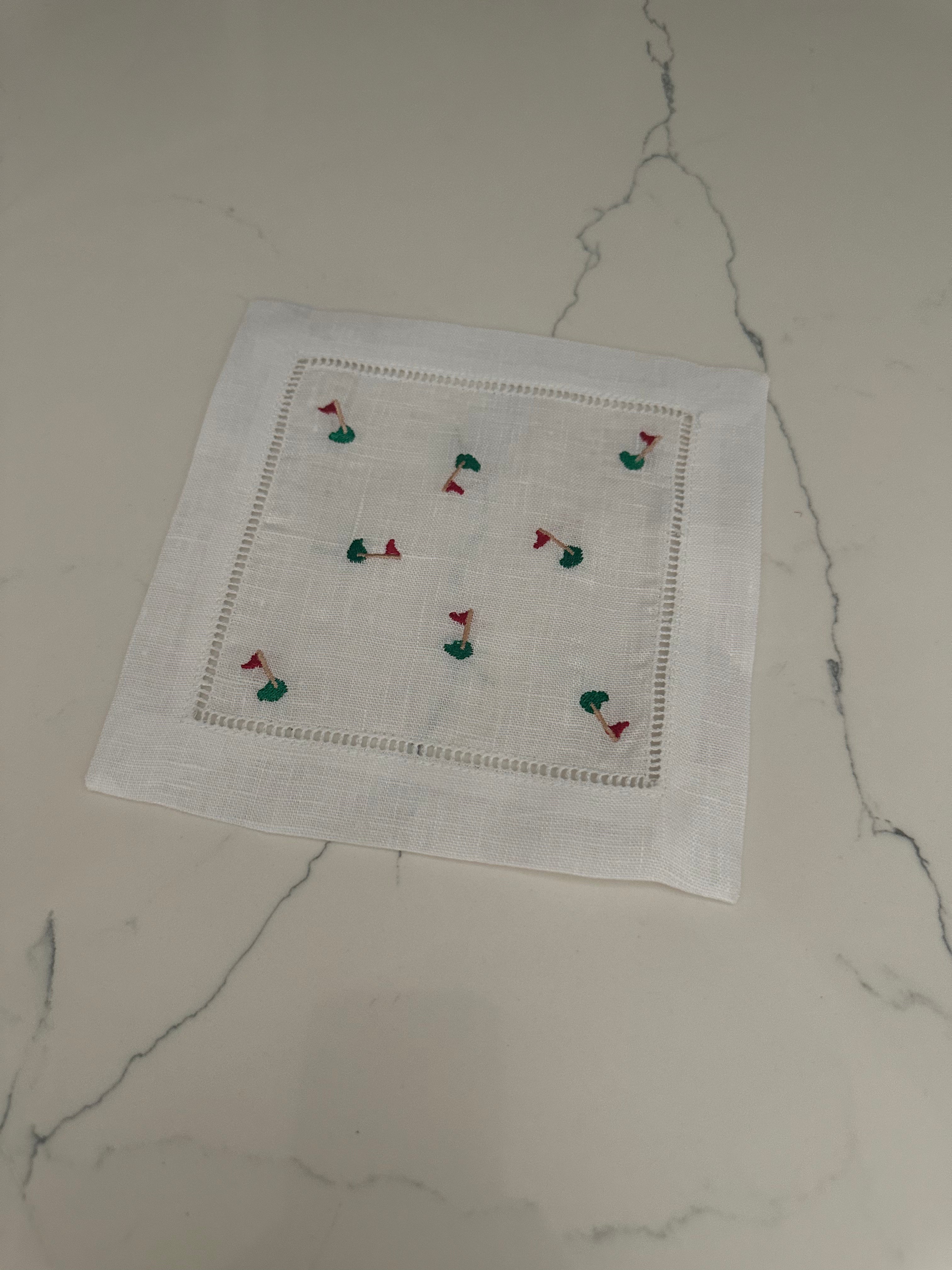 Mini Tee Flag Cocktail Napkins