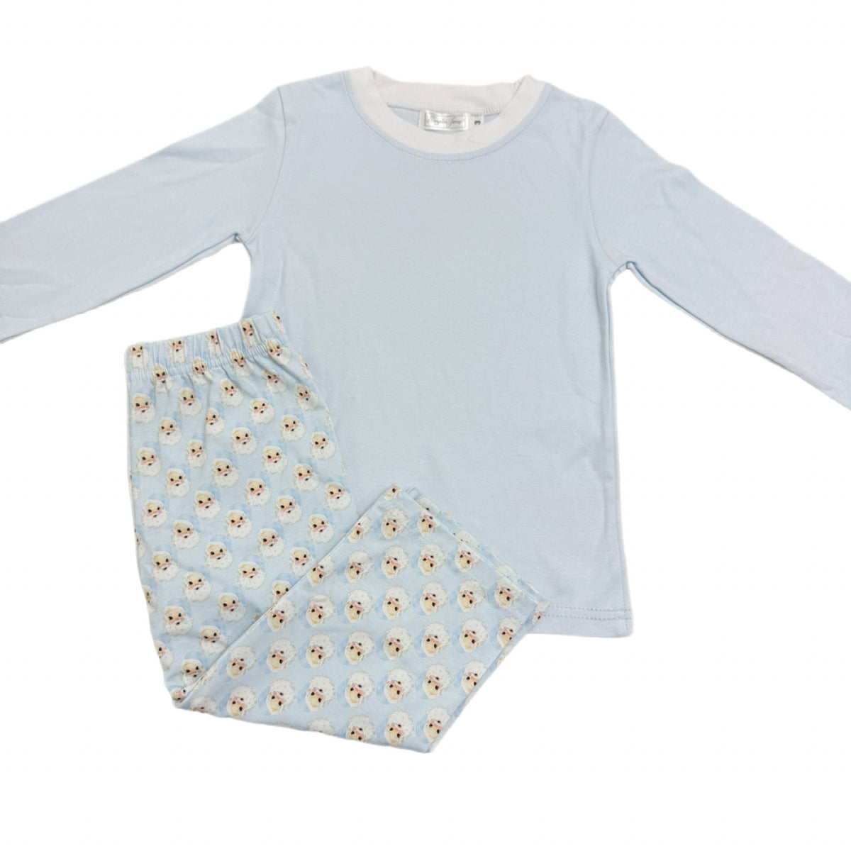 Blue Santa Pant Set