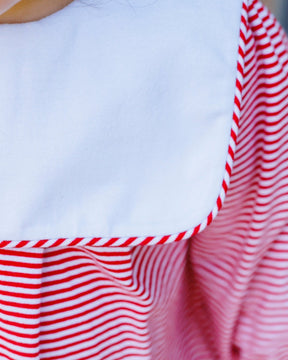 Jane Bubble- Red Stripe