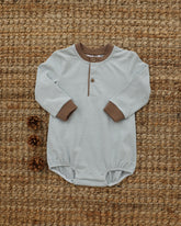 Nathan Bubble- Dusty Sage Stripe / Light Brown