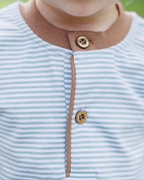 Nathan Bubble- Dusty Sage Stripe / Light Brown