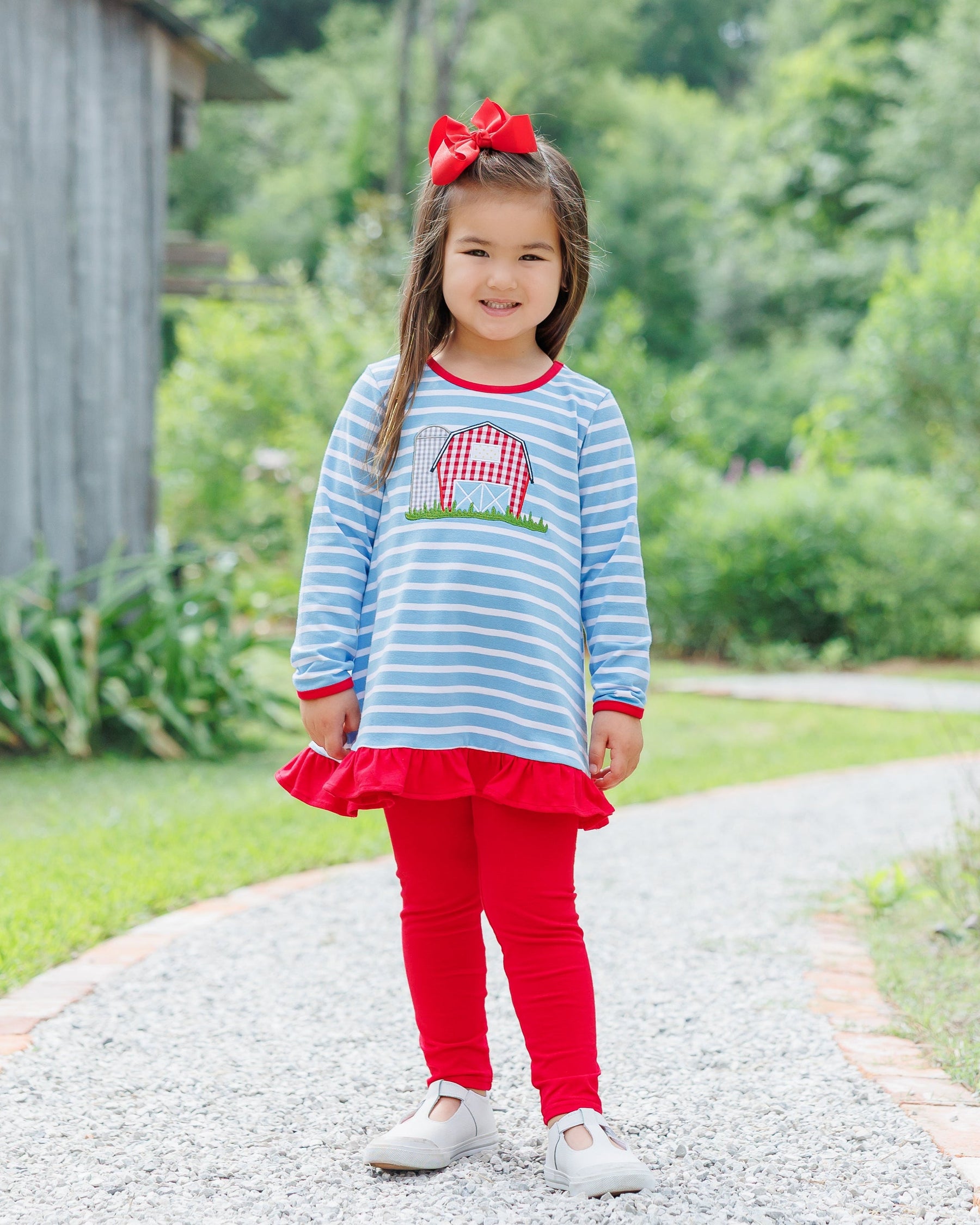 On The Farm Ruffle Pant Set