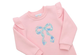 Painted Petals Ruffle Sweatshirt Set
