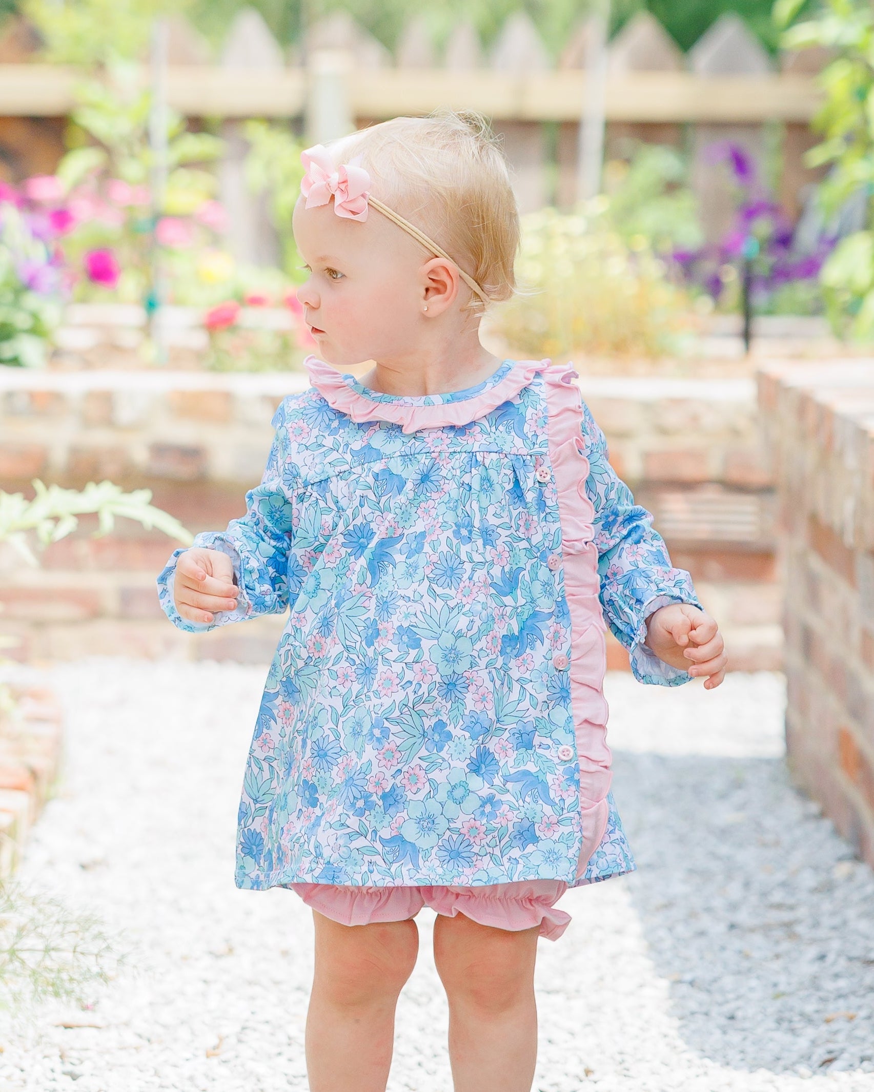 Painted Petals Clara Bloomer Set