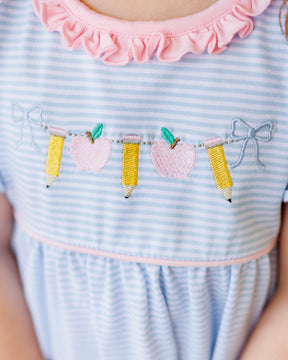 Pencil Garland Scallop Dress